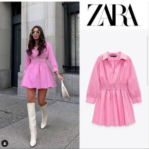 Zara summer pink dress